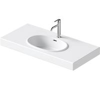 Duravit Balcoon lavabo, 1 trou pour robinet, avec trop-plein, largeur 1000mm, 241210AC00, Couleur: Soie matte blanche