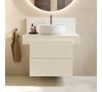 Duravit Meuble sous-lavabo suspendu Balcoon BA50120JDID0000 rectangulaire Tip-on 570x600x534 Ivoire