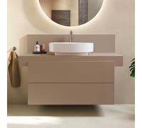 Duravit Meuble sous-vasque Balcon BA50130JFIF0000 mural 80 x 57 x 53,4 cm texturé 2 tiroirs
