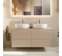 Duravit Meuble sous-lavabo Balcoon suspendu Tip-on rectangulaire Beige sable