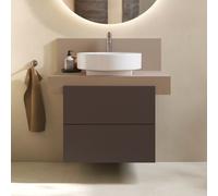 Duravit Balcoon Meuble bas avec plan de toilette, 2 tiroirs, BA90560IFIF0000+BA50120JGIG0000,