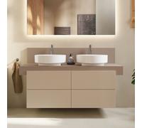 Duravit Balcoon Meuble bas avec plan de toilette, 4 tiroirs, BA90610IFIF0000+BA50170JEIE0000,
