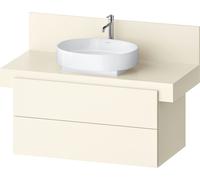 Duravit Balcoon Meuble sous-lavabo avec console, suspendu, rectangulaire, technique Tip-on, 570x1000x534mm, BA50140JDID0000, Couleur: Ivoire