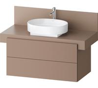 Duravit Balcoon Meuble sous-lavabo avec console, suspendu, rectangulaire, technique Tip-on, 570x1000x534mm, BA50140JFIF0000, Couleur: ombre