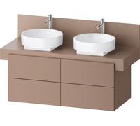 Duravit Balcoon Meuble sous-lavabo avec console, suspendu, rectangulaire, technique Tip-on, 570x1200x534mm, BA50170JFIF0000, Couleur: Ombrelle