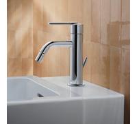Duravit Mitigeur bidet BA2400001010 – monocommandé, saillie 172mm, vidage à tirette, chrome brillant