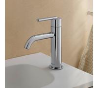 Duravit Mitigeur lavabo Balcoon BA1013002010 FreshStart saillie 123 mm sans tige de traction chromé