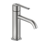 Duravit Mitigeur lavabo Balcoon S BA1013002070 saillie 123 mm FreshStart sans tige inox brossé