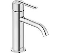 Duravit Balcoon mitigeur lavabo BA1013002010 S FreshStart et MinusFlow, saillie 123 mm, sans tige de traction garniture de vidange , chromé haute brillance