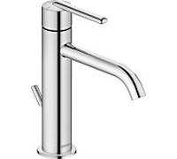 Duravit Balcoon Mitigeur monocommandé pour lavabo M FreshStart et Minusflow, avec vidage à tirette, BA1023001010, Couleur: Chrome brillant