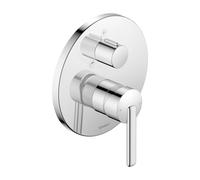 Duravit Kit de finition balcon BA5210018010 – mitigeur de baignoire encastré chromé haute brillance