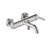 Duravit Mitigeur de baignoire BA5230000070 – en saillie, clapet anti-retour, inox brossé
