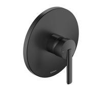 Duravit Kit de finition BA4210010046 – Mitigeur douche encastré monocommande 1 sortie rond noir mat