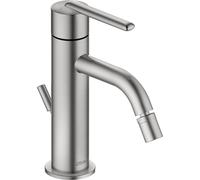 Duravit Balcoon Mitigeur monocommandé pour bidet, saillie 172mm, avec vidage à tirette, BA2400001070, Couleur: acier inoxydable brossé