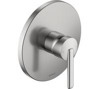 Duravit Balcoon Mitigeur monocommandé pour douche, montage encastré, 170x172mm, BA4210010070, Couleur: acier inoxydable brossé