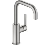 Duravit Balcoon Mitigeur monocommandé pour lavabo FreshStart et Minusflow, BA1100002070, Couleur: acier inoxydable brossé