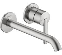 Duravit Balcoon Mitigeur monocommandé pour lavabo Minusflow, BA1070004070, Couleur: acier inoxydable brossé