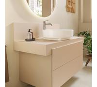 Duravit Console Balcoon BA90570IEIE0000 rectangulaire 1 découpe 1000×550×370 mm beige sable