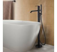 Duravit Kit de finition BA5250000046 – Mitigeur de bain encastré saillie 201 mm noir mat