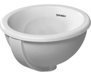 Duravit Bali lavabo 33.5x33.5 cm ronde encastrée blanc 0473340031