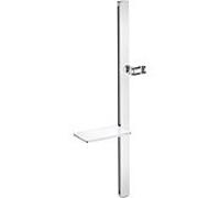 Duravit barre de douche avec étagère UV0600015010 800mm, chrome brillant