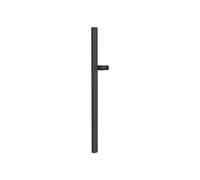 Duravit barre de douche universelle, barre de douche avec support de douchette réglable en hauteur, barre de douche (810 mm), noir mat