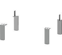 Duravit Base en L, aluminium mat, 4 pièces, 70x65 mm, UV999200000