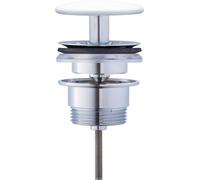 Duravit Duravit Tige de vidange Ø 65 mm, pour lavabo sans trop-plein, blanc Quantité:1