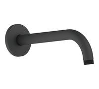 Duravit Bras de douche UV0670027046 210 mm courbé noir mat fixation murale