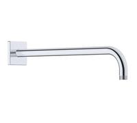 Duravit bras de douche universel, robinetterie de douche fixation murale, bras de douche 410 mm, pommeau de douche, rosace carrée, chromé