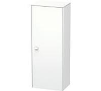 Armoire mi-haute Duravit Brioso Individual, 1 porte, charniÃšres Ã droite, 1 tablette en bois, 2 tablettes en verre, hauteur min. 91,1 cm - max. 133,0 cm, largeur min. 27,0 cm - max. 52,0 cm, profondeur min. 19,6 cm - max. 35,9 cm, Couleur (avant/corps): DÃ©cor blanc mat, poignÃ©e blanche matte - BR1341R1818