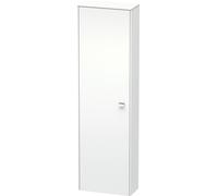 Duravit Brioso Armoire haute 177.052,0x24,0 cm, 1 porte, charnières à gauche, 1 tablette en bois, 3 tablettes en verre, BR1321L1018, Couleur: Décor blanc mat, poignée chromée