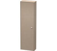 Duravit Brioso Armoire haute 177.052,0x24,0 cm, 1 porte, charnières à gauche, 1 tablette en bois, 3 tablettes en verre, BR1321L1075, Couleur: Décor lin, poignée chromée
