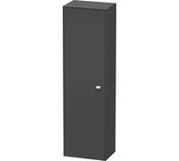 Duravit Brioso armoire haute 177,0x52,0x36,0 cm, 1 porte, charnière à gauche, 1 étagère en bois, 3 étagères en verre, BR1331L1049, Couleur: Décor graphite mat, poignée chromée