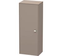 Duravit Brioso Armoire mi-haute individuelle, 1 porte, charnières à gauche, 1 tablette en bois, 2 tablettes en verre, hauteur min. 91,1 cm - max. 133,0 cm, largeur min. 27,0 cm - max. 52,0 cm, profond