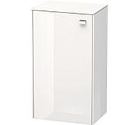 Duravit Brioso meuble mi-haut BR1340L1022 Individuel, porte à gauche, chromé / blanc brillant