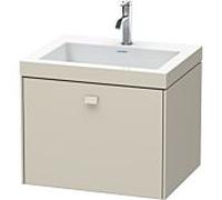 Duravit Brioso c-bonded avec base BR4600N9191, 60x48cm, taupe, sans trou pour le robinet