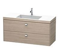 Duravit Brioso c-bonded lavabo avec soubassement BR4608N1031, 120x48, Pine Silver / chrome, sans robinet