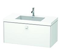 Ensemble Meuble Salle de bain Duravit Brioso 1000 mm Blanc Mat BR4602O1818