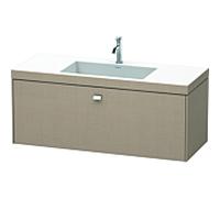 Ensemble Meuble Salle de bain Duravit Brioso 1200 mm Chromé/Tissu BR4603O1075