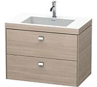 Duravit Brioso c-bonded vasque avec soubassement BR4606N1031, 80x48, Pine Silver / chrome, sans robinet.