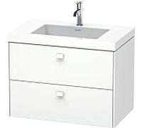 Duravit Brioso c-bonded vasque avec sous-structure BR4606O1818, 80x48cm, Weiß Matt , 2000 Hanloch