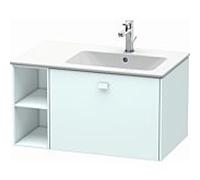 Duravit Brioso Meuble sous lavabo BR401400909 820x479mm, Lichtblau Matt , étagère à droite