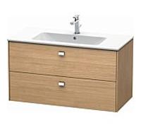 Duravit Brioso Duravit BR410301052 1020x553 Europäische Eiche , 2 Europäische Eiche , poignée chromée