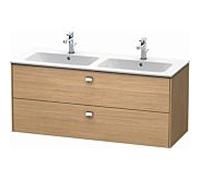 Duravit Brioso Meuble sous lavabo BR410501052 1290x553 Europäische Eiche , 2 Europäische Eiche , poignée en chrome