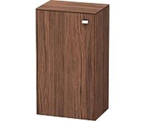 Duravit Brioso Élément haut individuel 61-91cm BR1340L1021, Nussbaum Dunkel / chrome, porte gauche