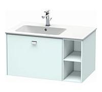 Duravit Brioso Duravit BR401201009 820x479mm, Bleu Pâle Mat / chrome, étagère à gauche