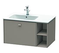 Duravit Brioso Meuble sous lavabo BR401204343 820x479mm, Basalt Matt , étagère gauche