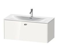 Duravit Brioso meuble sous-lavabo mural 102,0 x 47,9 cm, 1 tiroir, pour lavabo Viu 234410, BR421301073, Couleur: Décor cerisier du Tessin, manche chromé