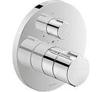 Duravit C.1 Colonne de douche Duravit C14200016010 chrome, robinet d'arrêt, 1 Verbraucher , rond